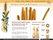 Tablet Screenshot of grissinicravero.com
